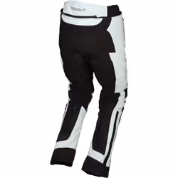 Modeka Khao Air Pantaloni in tessuto motociclistica, nero-grigio, dimensione S per uomo