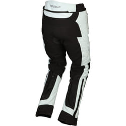 Modeka Khao Air Pantaloni in tessuto motociclistica, nero-grigio, dimensione S per uomo
