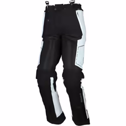 Modeka Khao Air Pantaloni in tessuto motociclistica, nero-grigio, dimensione 2XL per uomo