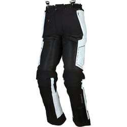 Modeka Khao Air Pantaloni in tessuto motociclistica, nero-grigio, dimensione 2XL per uomo