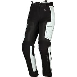 Modeka Khao Air Pantaloni tessili da donna, nero-grigio, dimensione M 40 per donne