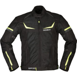 Modeka Yannik Air Giacca tessile moto, nero-giallo, dimensione M per uomo