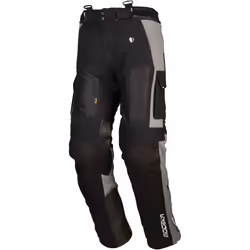 Modeka AFT Air Pantaloni in tessuto motociclistica, nero-grigio, dimensione 4XL per uomo