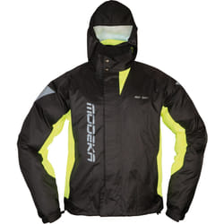 Modeka AX Dry 2 Giacca pioggia, nero-giallo, dimensione 4XL