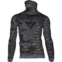 Modeka Tech Dry Bandana Longsleeve Camicia funzionale, nero-multicolore, dimensione S per uomo