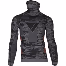 Modeka Tech Dry Bandana Longsleeve Camicia funzionale, nero-multicolore, dimensione L per uomo - Vista aggiuntiva 2