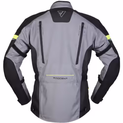 Modeka Striker II Pantaloni Tessili Motociclistici, nero-grigio, dimensione XL per uomo