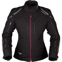 Modeka Takuya Giacca tessile da donna, nero, dimensione 4XL 50 per donne