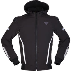 Modeka Clarke Sport Giacca Moto, nero-bianco, dimensione S per uomo