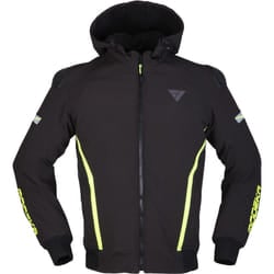 Modeka Clarke Sport Giacca Moto, nero-giallo, dimensione M per uomo