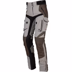 Modeka Panamericana 2 Pantaloni tessili moto da donna, verde-marrone, dimensione 40 per donne