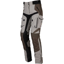 Modeka Panamericana 2 Pantaloni tessili moto da donna, verde-marrone, dimensione 40 per donne