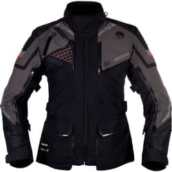 Modeka Panamericana 2 Donna Moto Giacca Tessile, nero-grigio, dimensione 34 per donne