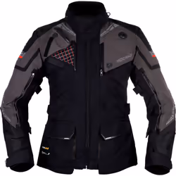 Modeka Panamericana 2 Donna Moto Giacca Tessile, nero-grigio, dimensione 42 per donne