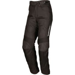 Modeka Violetta impermeabile Ladies Moto Tessile Pantaloni, nero, dimensione 27 per donne