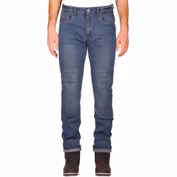 Modeka Glenn Slim Pantaloni Tessili Motociclistici, blu, dimensione 32 per uomo