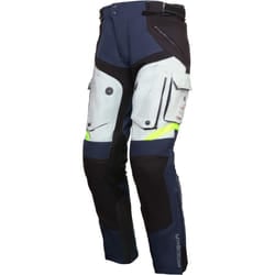 Modeka Panamericana 2 Pantaloni tessili moto, grigio-blu, dimensione M per uomo