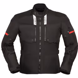 Modeka Raegis Giacca tessile moto, nero, dimensione 5XL per uomo