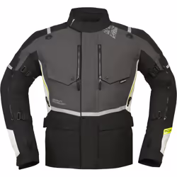 Modeka Trohn Giacca tessile moto, grigio, dimensione 4XL per uomo
