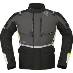 Modeka Trohn Giacca tessile moto, grigio, dimensione 4XL per uomo