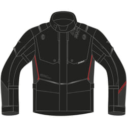 Modeka Trohn Giacca tessile moto, nero-grigio, dimensione S per uomo