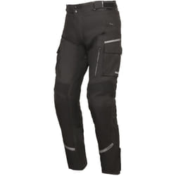 Modeka Trohn Pantaloni tessili moto, nero, dimensione XL per uomo