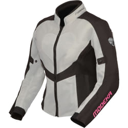 Modeka Emma Air Giacca tessile moto da donna, nero-grigio, dimensione 34 per donne