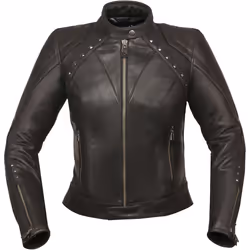 Modeka Jessy Gem Giacca di pelle moto da donna, nero, dimensione 36 per donne