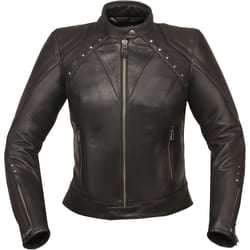 Modeka Jessy Gem Giacca di pelle moto da donna, nero, dimensione 40 per donne