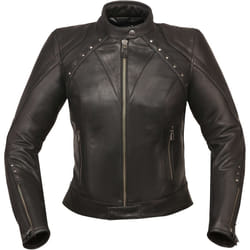 Modeka Jessy Gem Giacca di pelle moto da donna, nero, dimensione 42 per donne