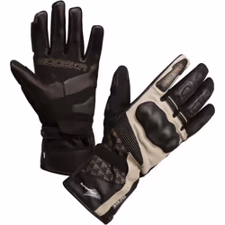 Modeka Panamericana Guanti Moto, nero-beige, dimensione M L per uomo