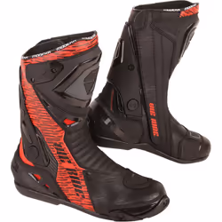 Modeka Yron Stivale da moto, nero-rosso, dimensione 44 per uomo - Vista aggiuntiva 2