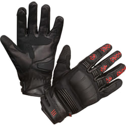 Modeka Ennos Guanti da moto, nero-rosso, dimensione XL per uomo