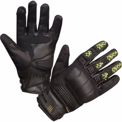 Modeka Ennos Guanti da moto, nero-giallo, dimensione XL per uomo