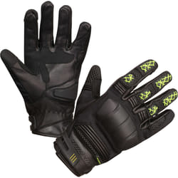 Modeka Ennos Guanti da moto, nero-giallo, dimensione 3XL per uomo