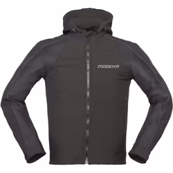 Modeka Chuck Air Giacca tessile moto, nero, dimensione XL per uomo