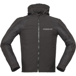 Modeka Chuck Air Giacca tessile moto, nero, dimensione XL per uomo