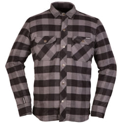 Modeka Nooner Camicia Moto, nero-grigio, dimensione M per uomo