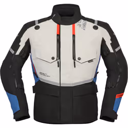 Modeka Trohn Giacca tessile moto, grigio-blu, dimensione M per uomo