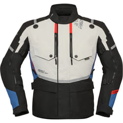 Modeka Trohn Giacca tessile moto, grigio-blu, dimensione M per uomo