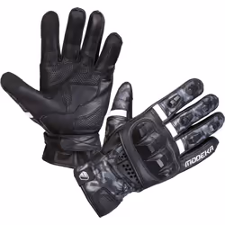 Modeka Valyant Guanti da moto, nero-bianco, dimensione XL per uomo