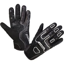 Modeka Dracon Guanti da moto, nero-bianco, dimensione M L per uomo