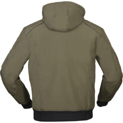 Modeka Clarke impermeabile Giacca tessile moto, verde, dimensione S per uomo