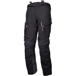 Modeka Paneo LT impermeabile Moto Tessile Pantaloni, nero, dimensione L per uomo
