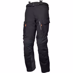 Modeka Paneo LT impermeabile Moto Tessile Pantaloni, nero, dimensione 3XL per uomo