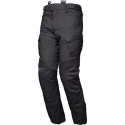 Modeka Lucano impermeabile Moto Tessile Pantaloni, nero, dimensione L per uomo