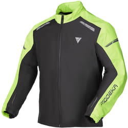 Modeka Hydroflex Giacca antipioggia moto da donna, nero-giallo, dimensione 44 per donne