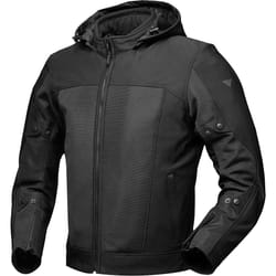 Modeka Davey Air impermeabile Giacca tessile moto, nero, dimensione XL per uomo