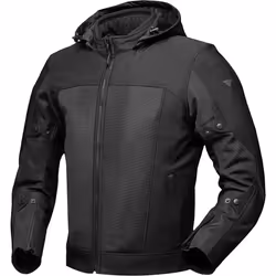 Modeka Davey Air impermeabile Giacca tessile moto, nero, dimensione 2XL per uomo