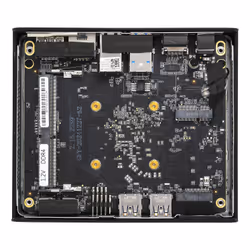 Shuttle NE1010XA PC/stazione di lavoro Intel® N N100 8 GB DDR4-SDRAM 250 GB SSD Slim PC Mini PC Nero - Vista aggiuntiva 6